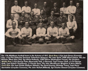 footballers batallion 1917